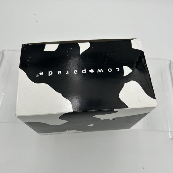 COW PARADE The UDDER 500 Race Car Flames Westland Gift 2006 Tag & Box #7728 👀👇 - Picture 5 of 16